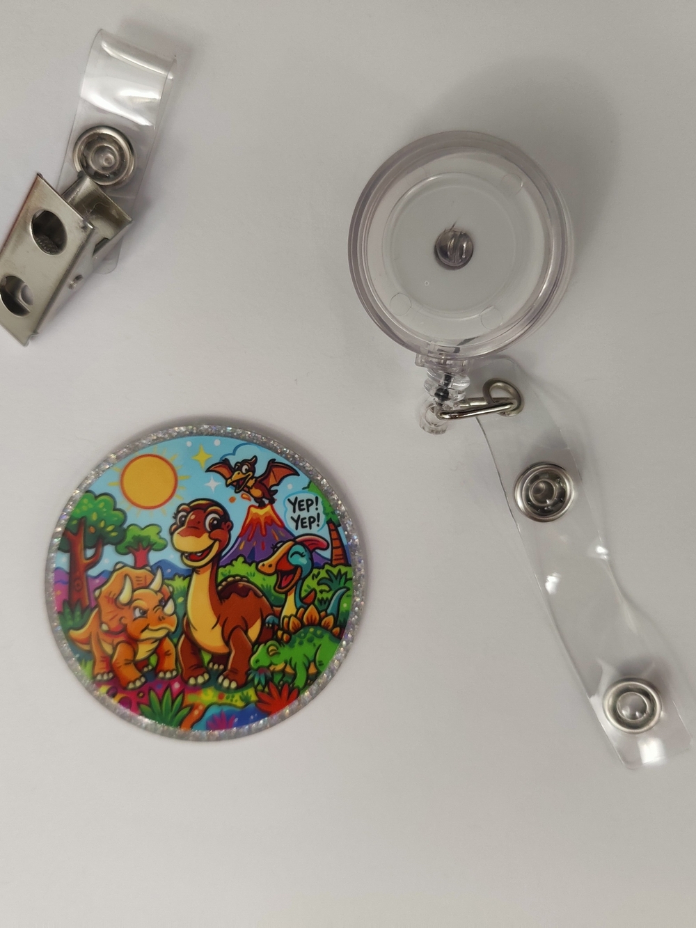 Handmade Badge Reel- Land Before Time$